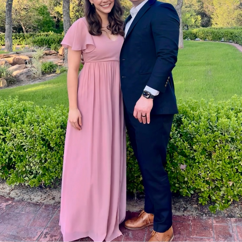 Birdy Grey Blush Pink Maxi Dress
